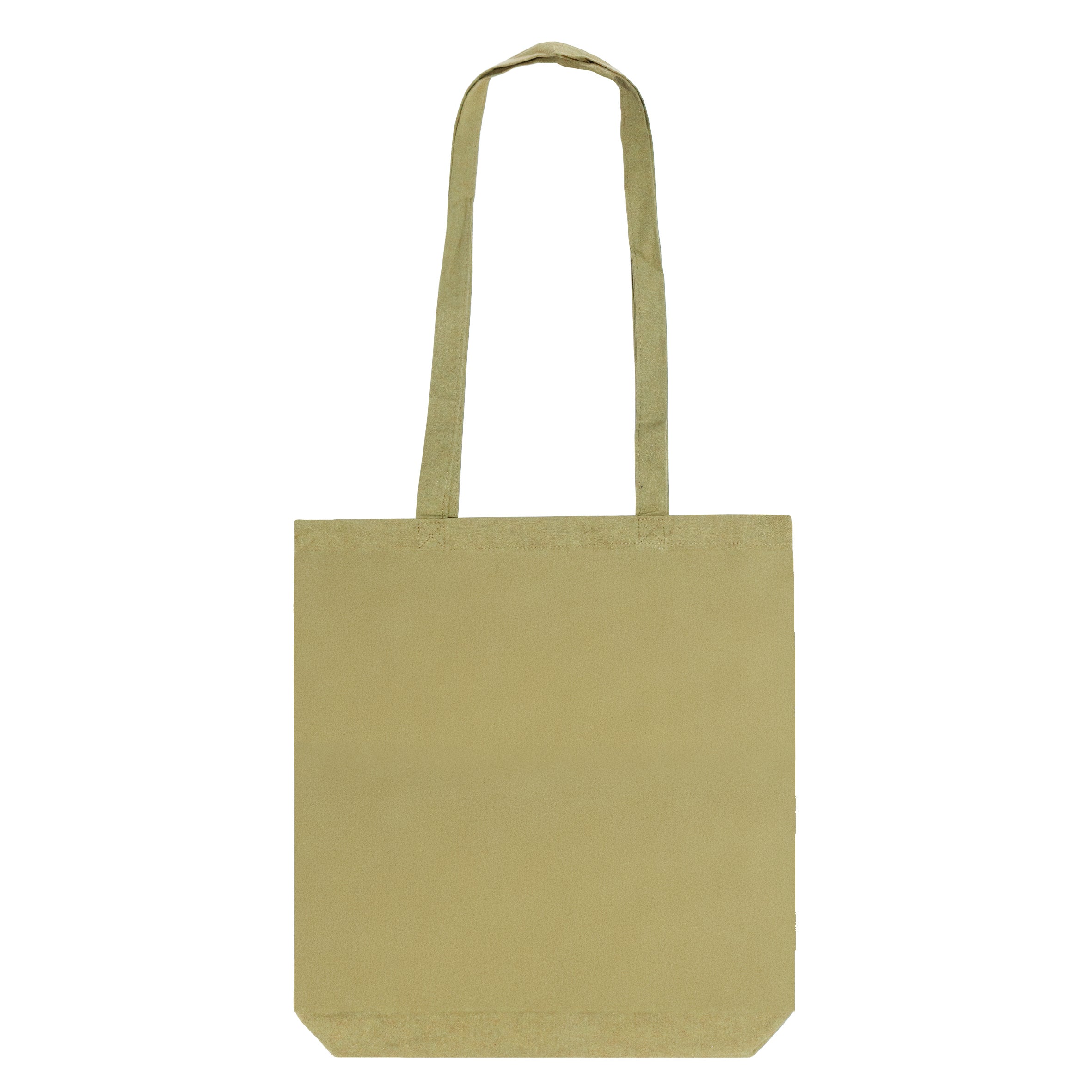 Cotton Khaki Tote Bag