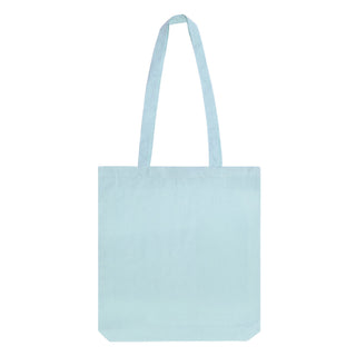 Cotton Sky Blue Tote Bag